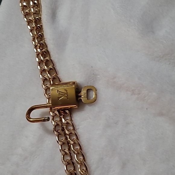 Authentic Louis Vuitton Lock & Key w unbranded chain - Picture 7 of 7